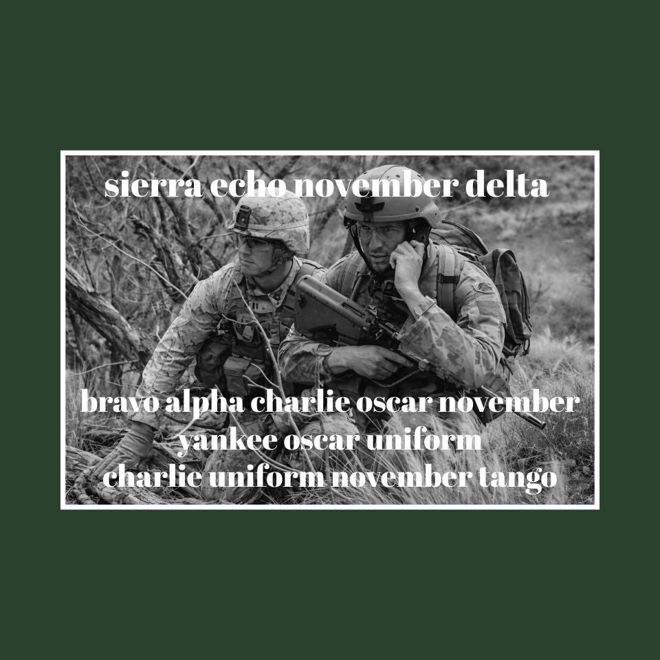 sierra echo november delta