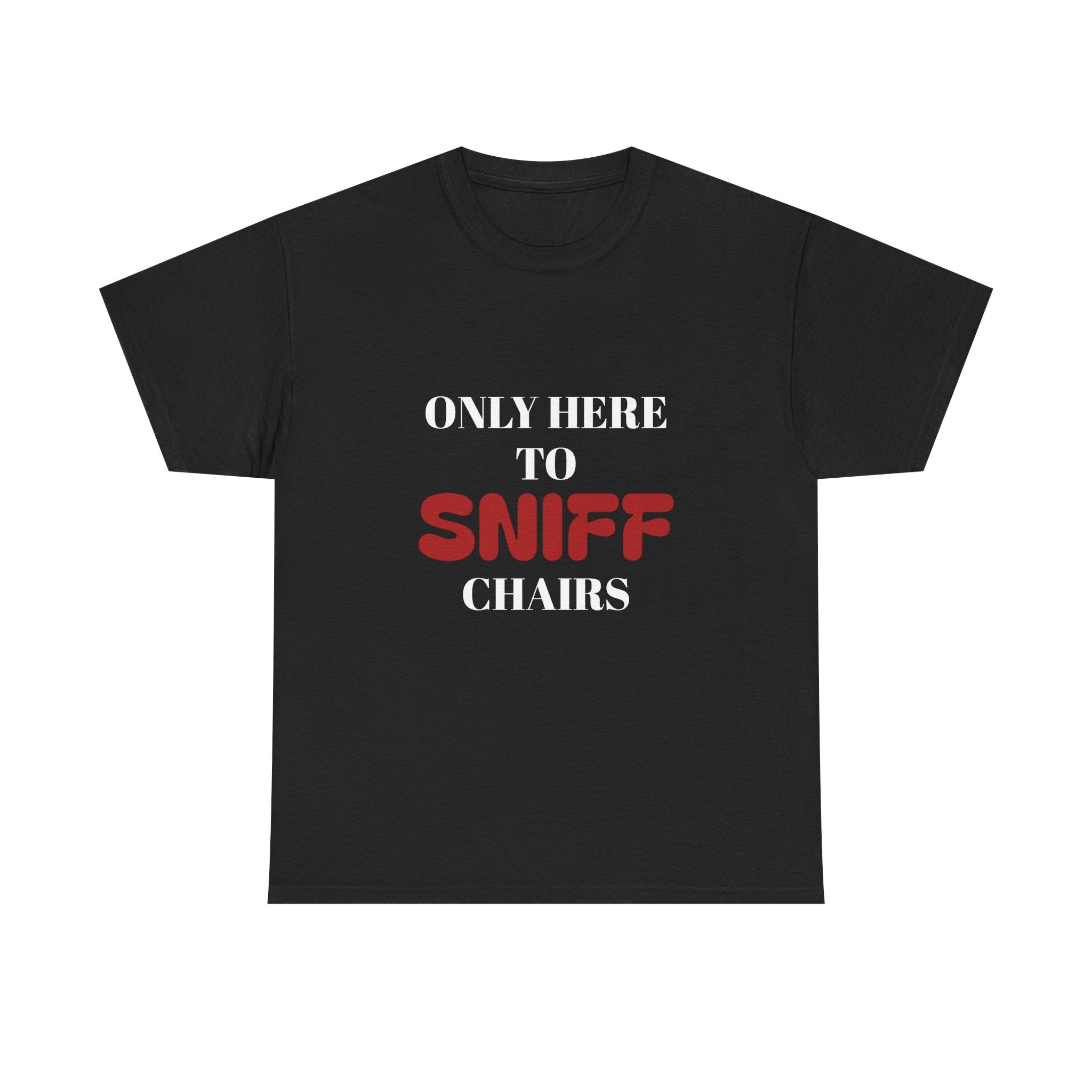Only here to sniff chairs