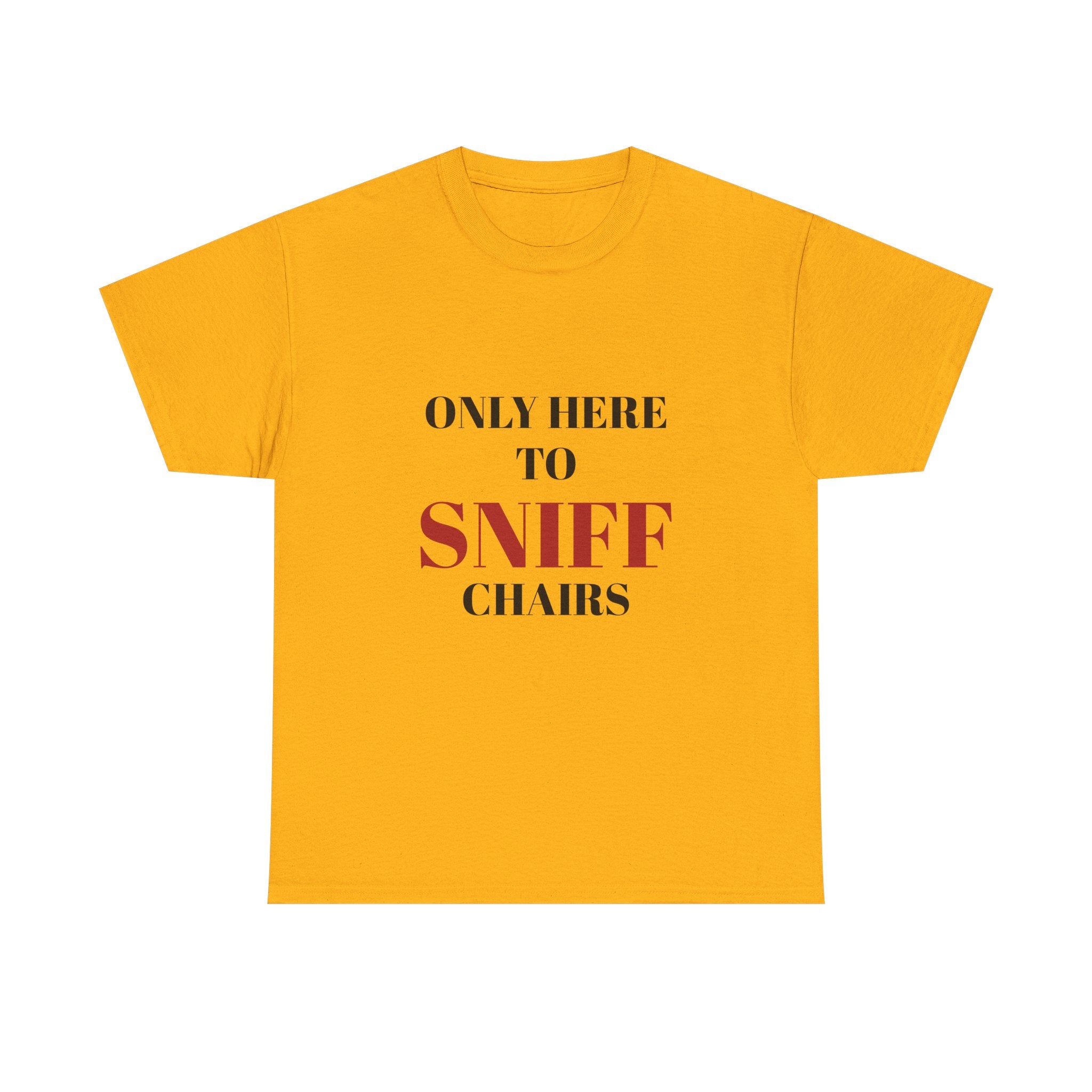 Only here to sniff chairs